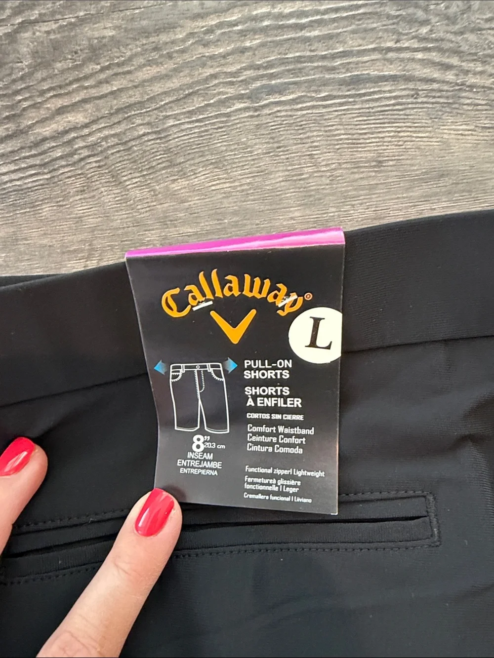 Callaway Large Pull-On Black 8